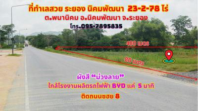 ที่ดิน 2800000 ระยอง กิ่งอำเภอนิคมพัฒนา พนานิคม